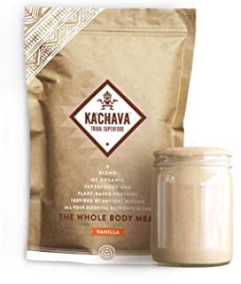 Ka'Chava Meal Replacement Shake - A Blend of Organic Superfoods and Plant-Based Protein - The Ultimate All-In-One Whole Body Meal. (Vanilla) 900g Bag = 15 meals (60g serving size)